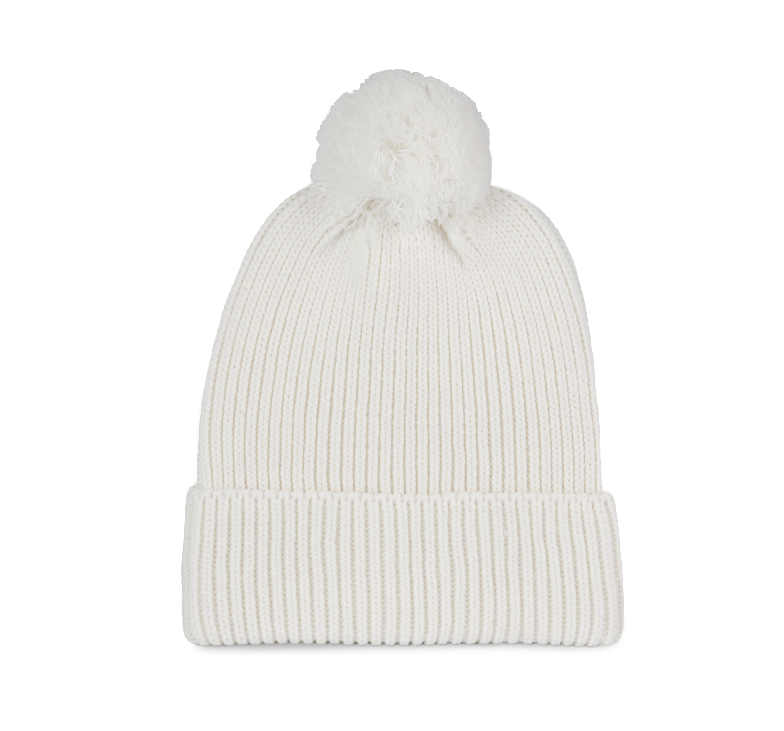 Gorro com pompom - Off White