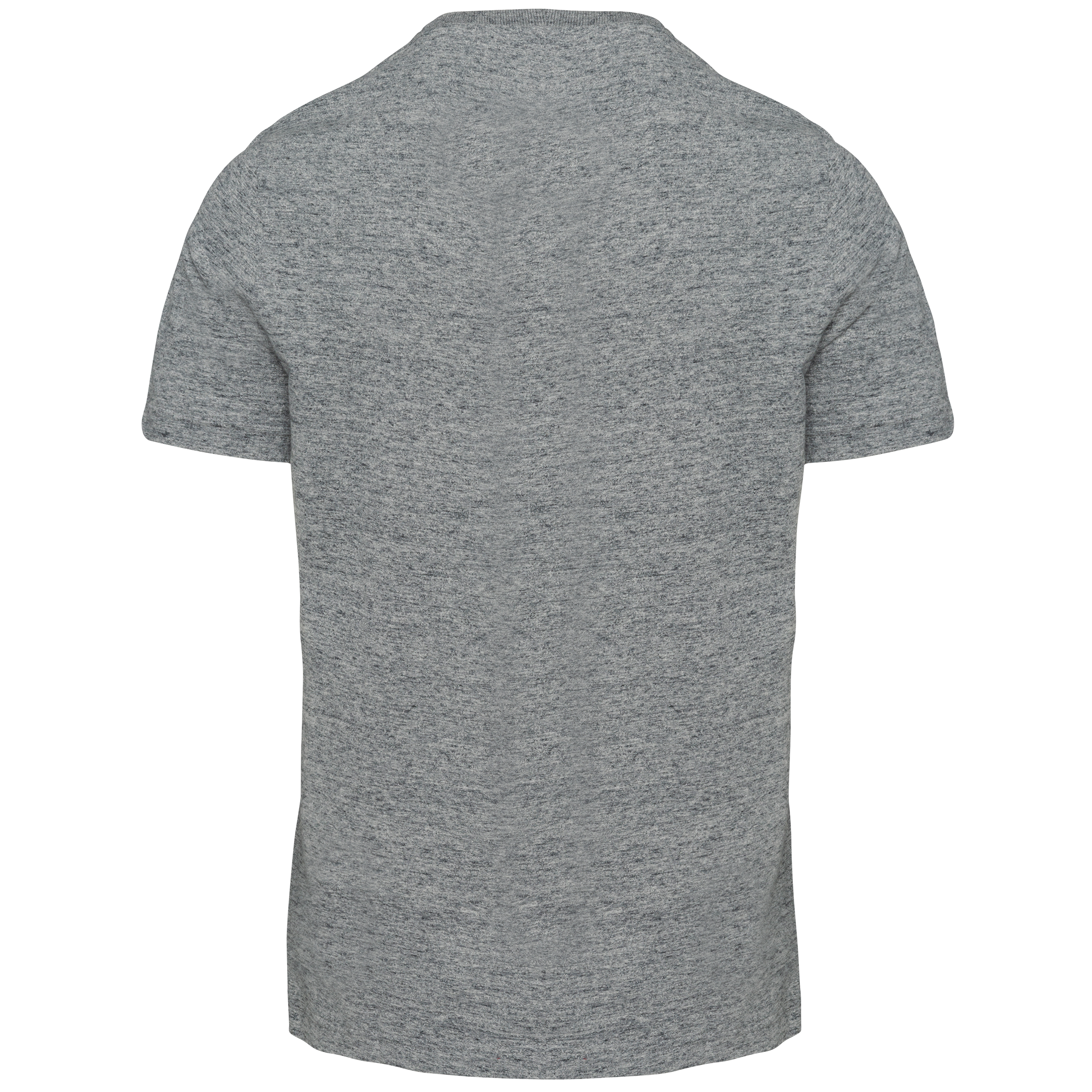 T-shirt vintage de homem de manga curta - Slub Grey Heather