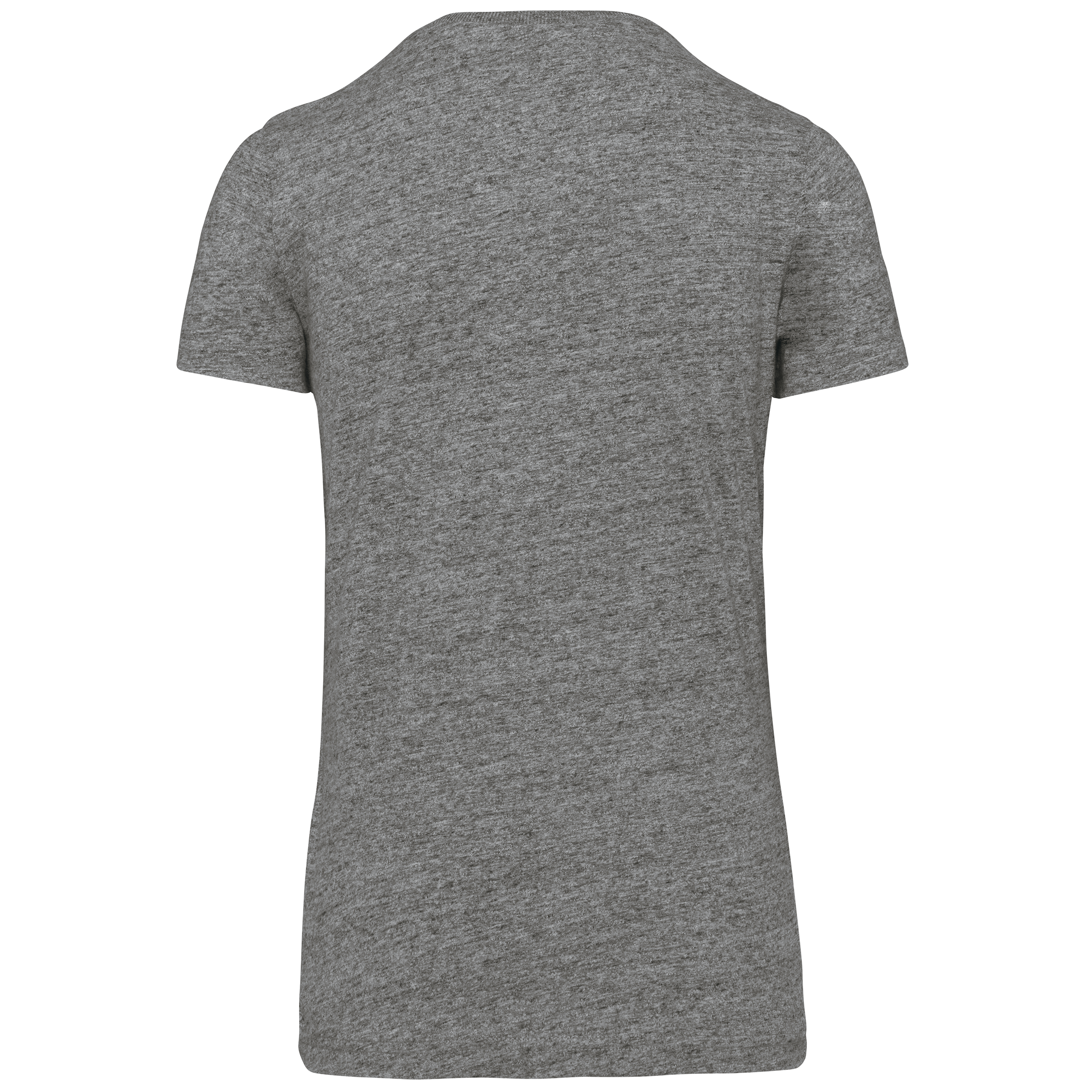 T-shirt vintage de senhora de manga curta - Slub Grey Heather