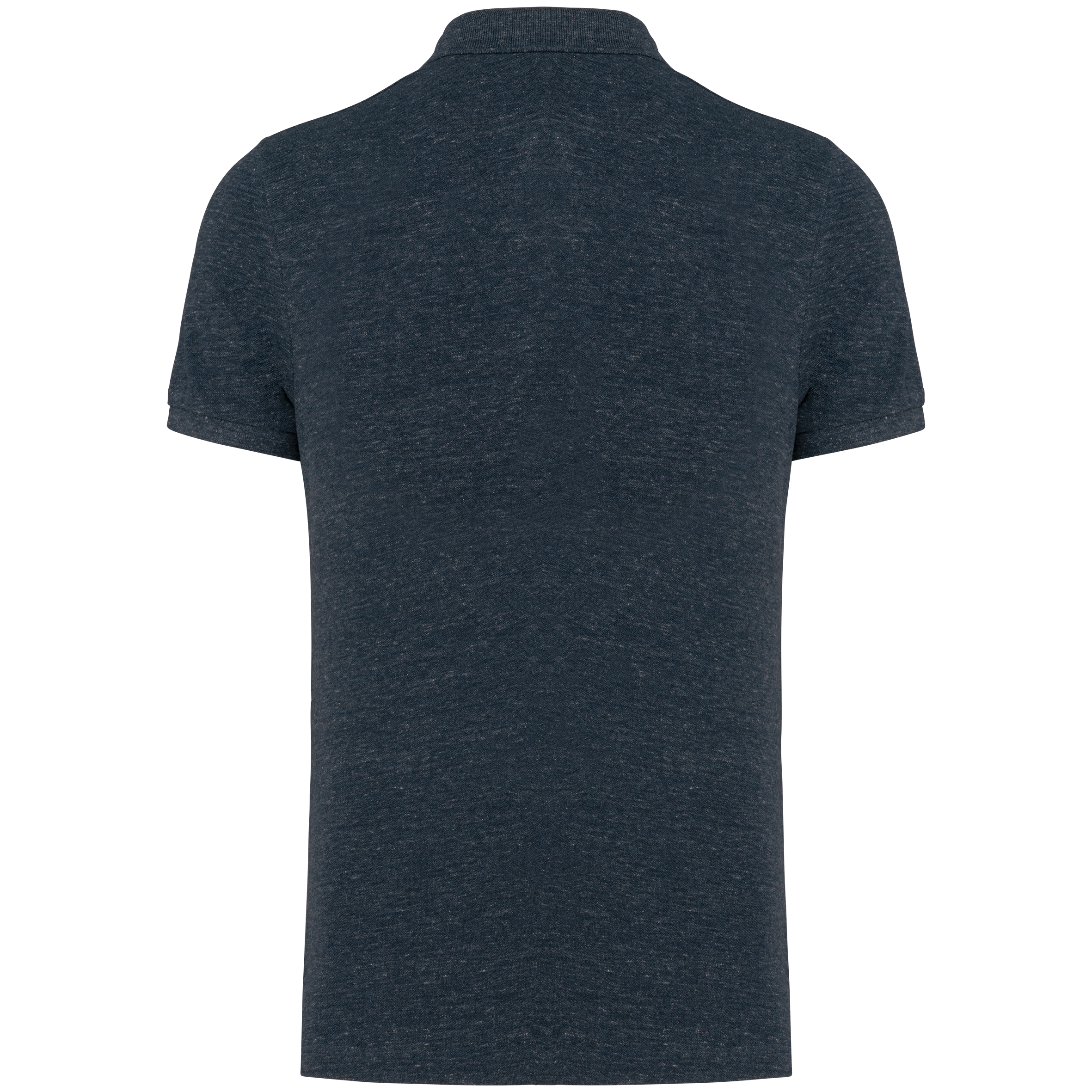 Polo vintage de homem de manga curta - Night Blue Heather