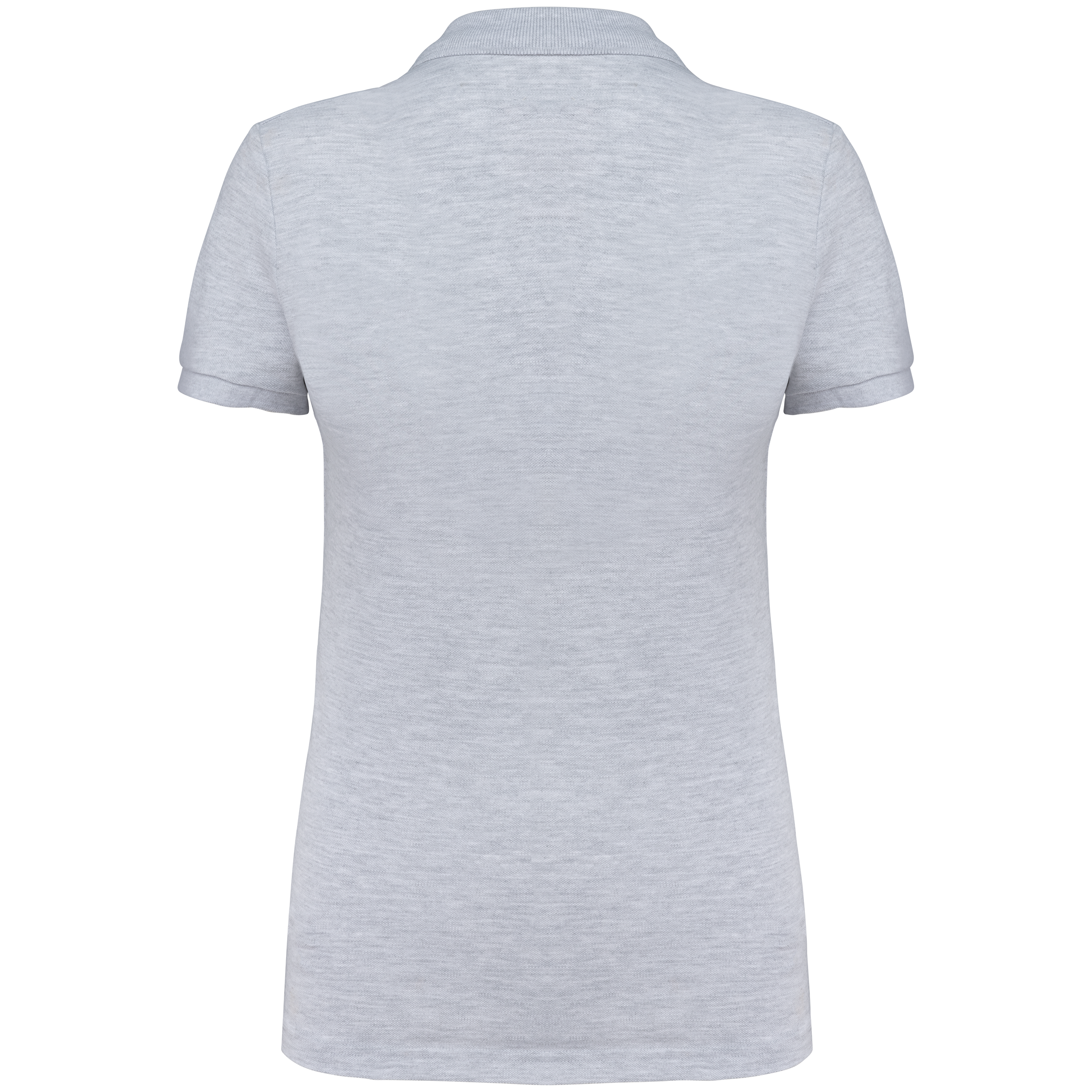 Polo vintage de senhora de manga curta - Ash Heather