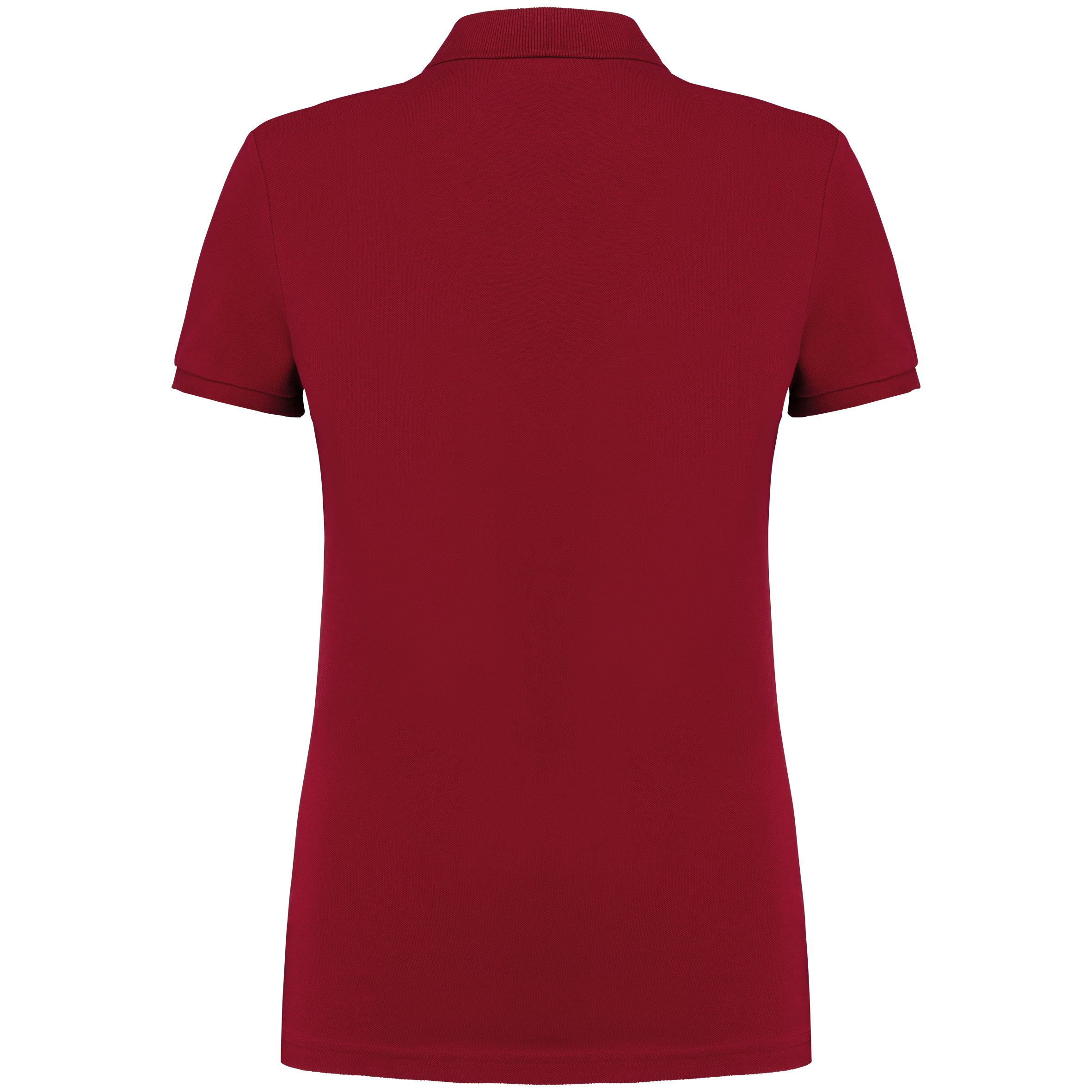 Polo vintage de senhora de manga curta - Vintage Dark Red