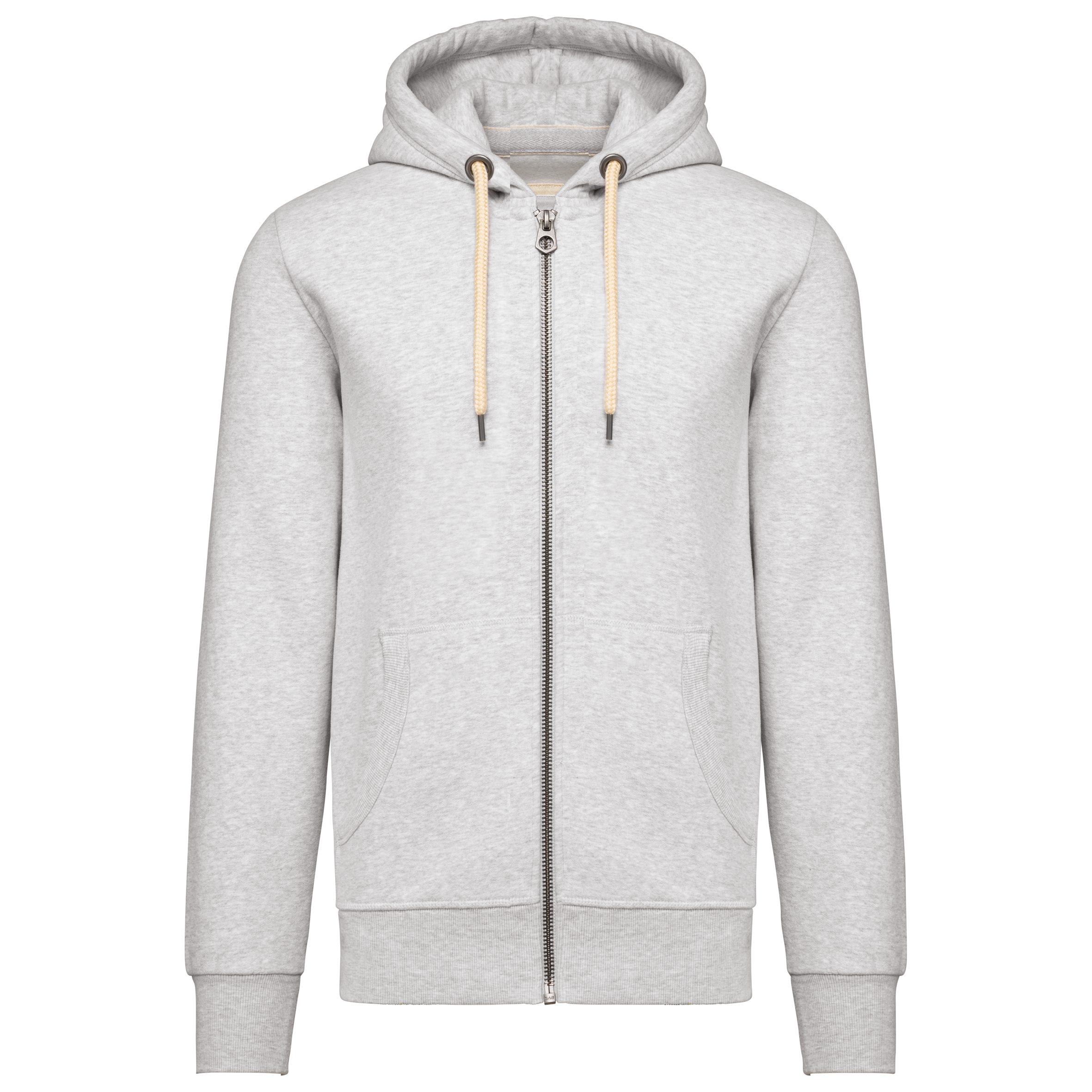Felpa uomo vintage full zip con cappuccio