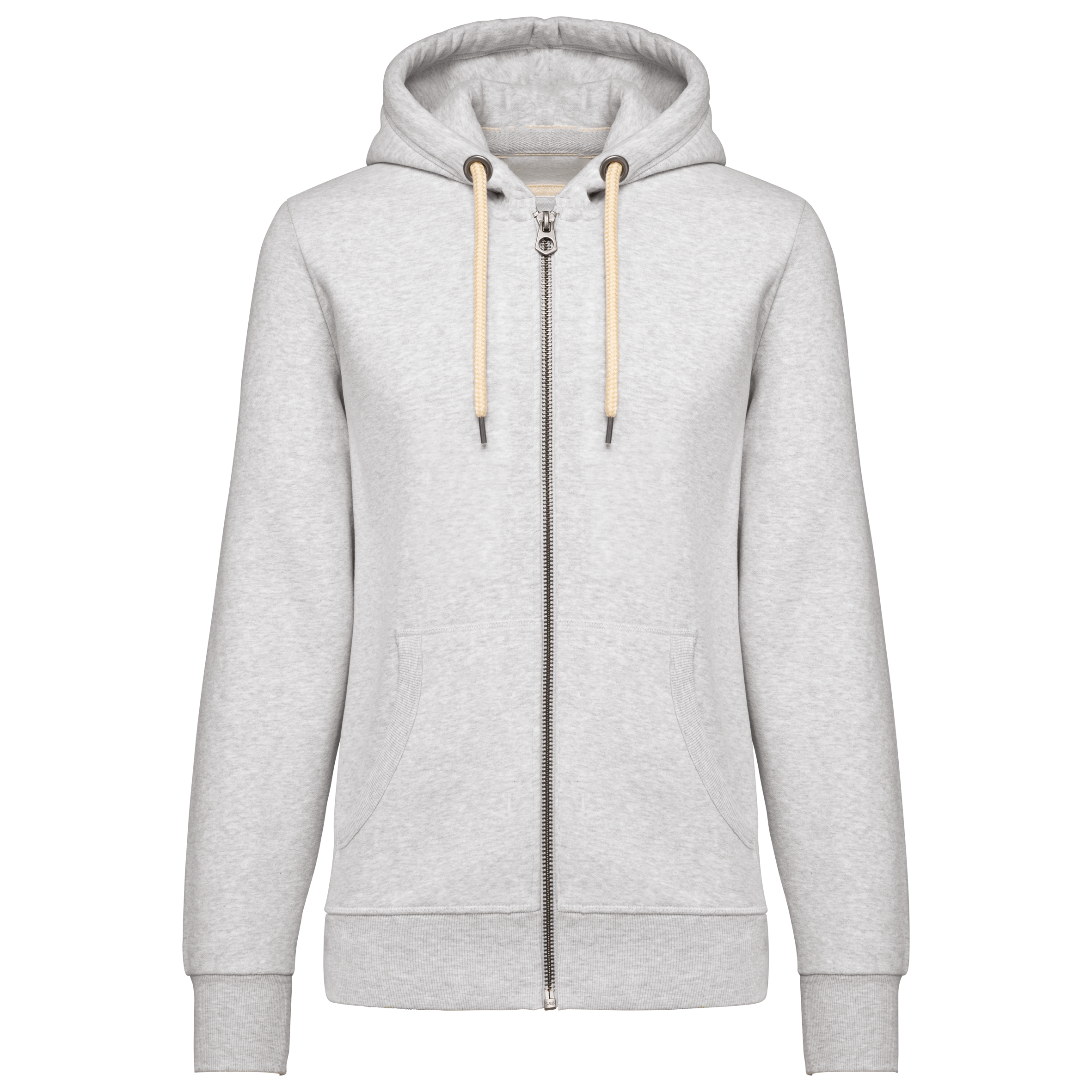 Felpa donna vintage full zip con cappuccio