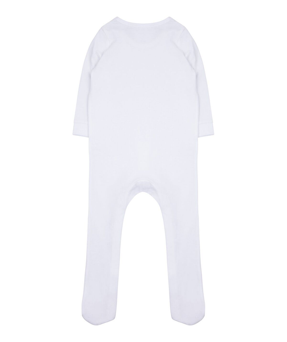 Pijama de manga comprida de algodão biológico - White