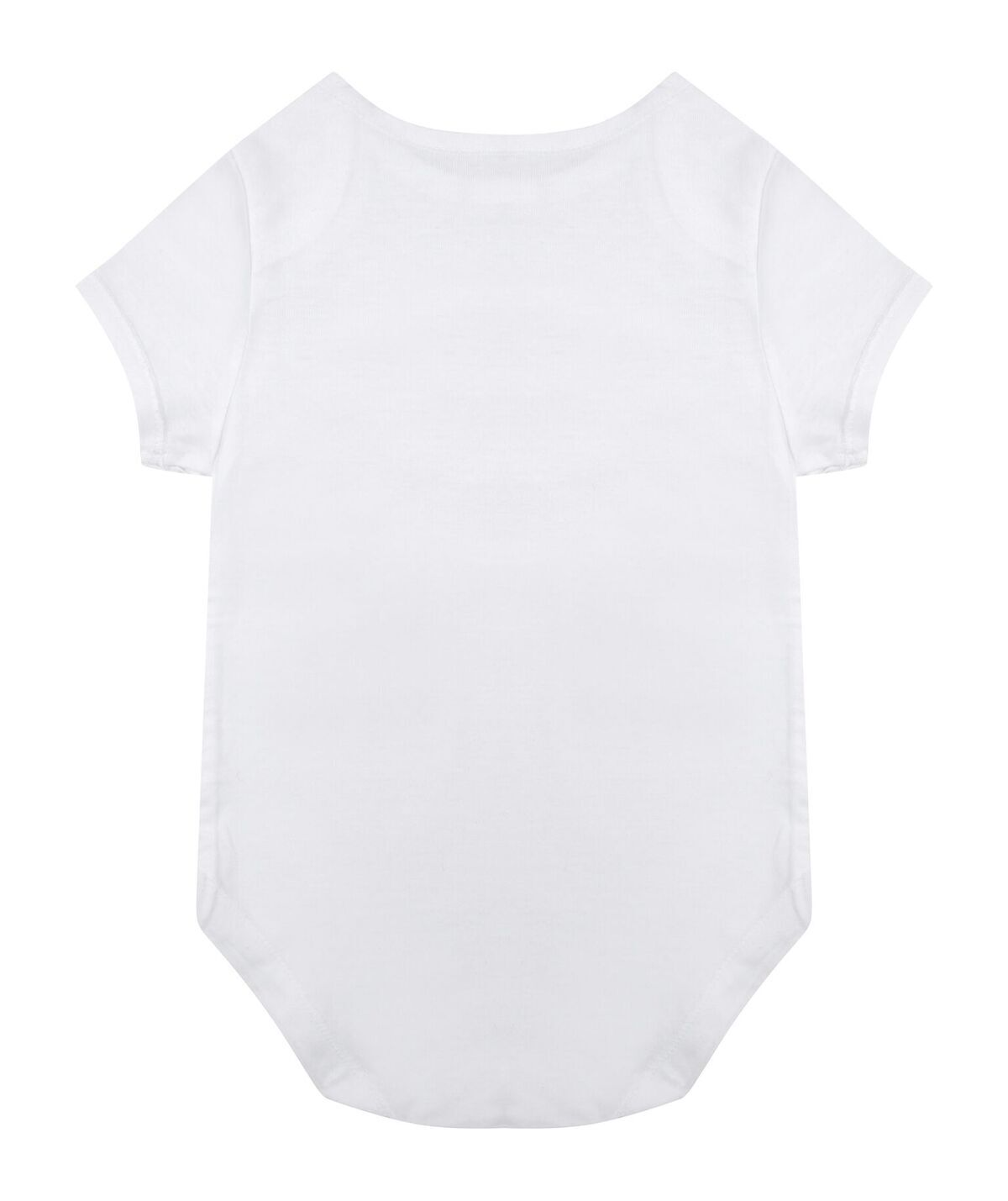 Body de manga curta de algodão biológico - White