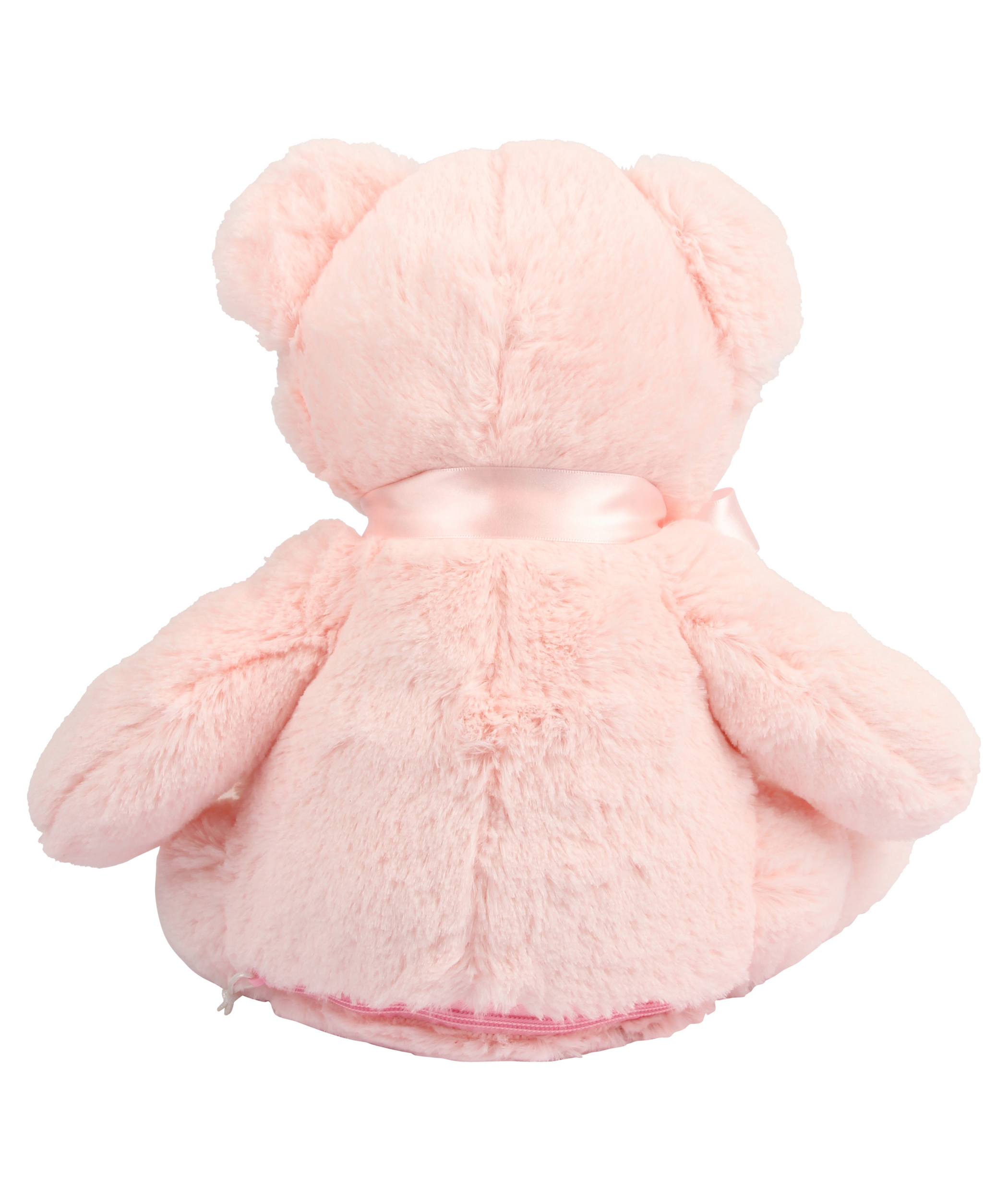 Urso de peluche com fecho - Baby Pink