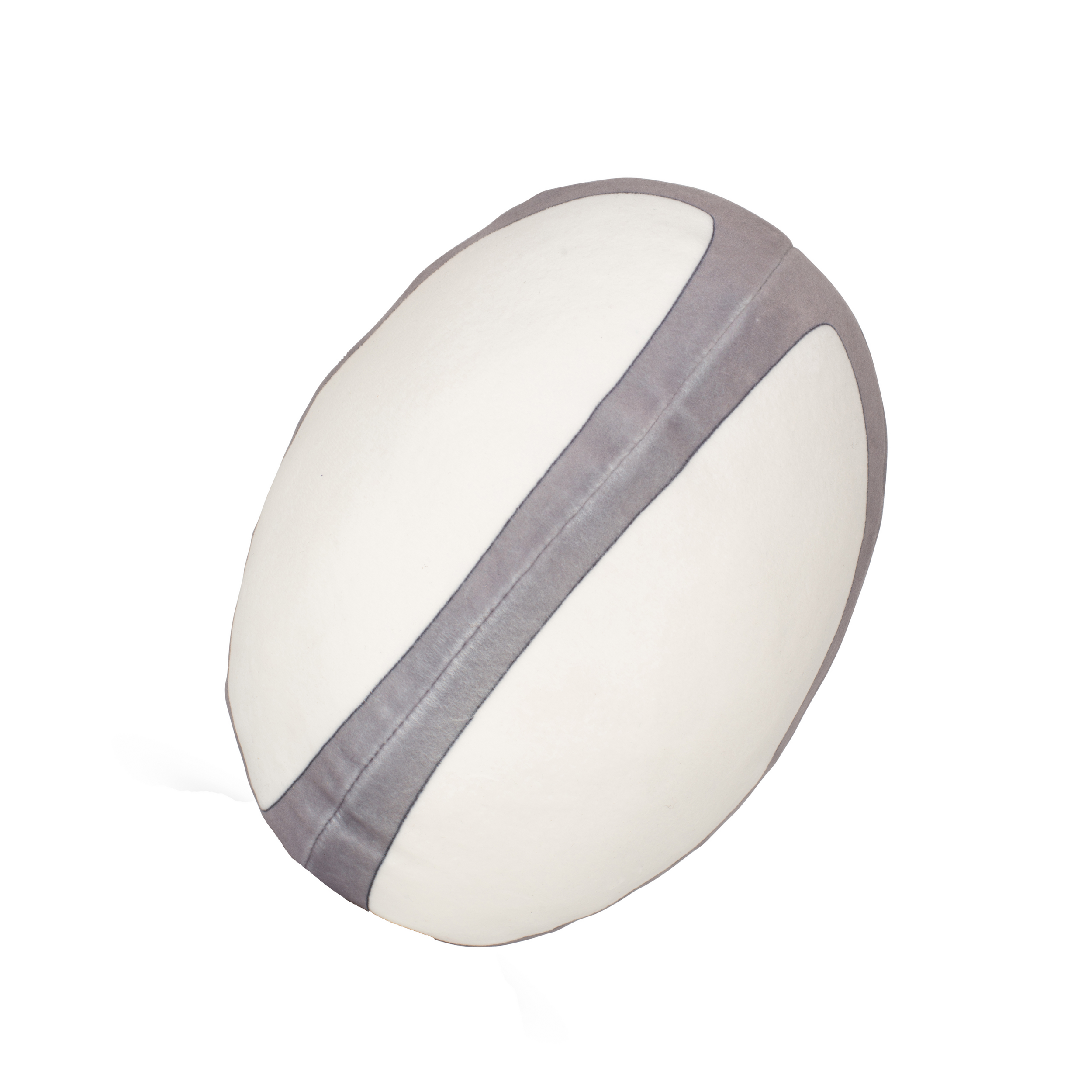 Bola de rugby com fecho - White/Grey