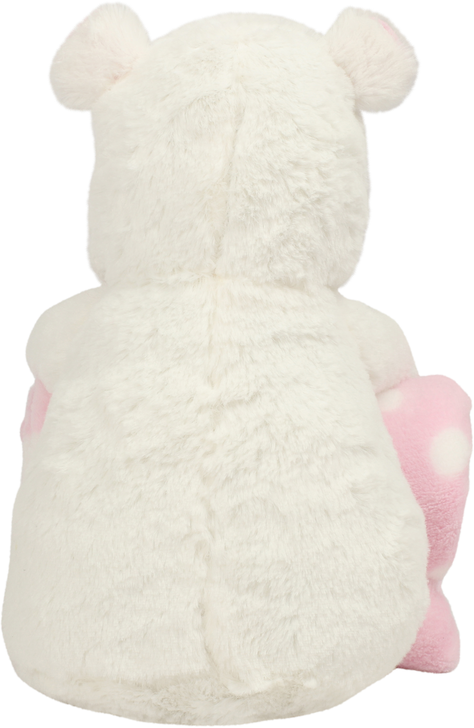 Hipopótamo de peluche com capa - White / Pink