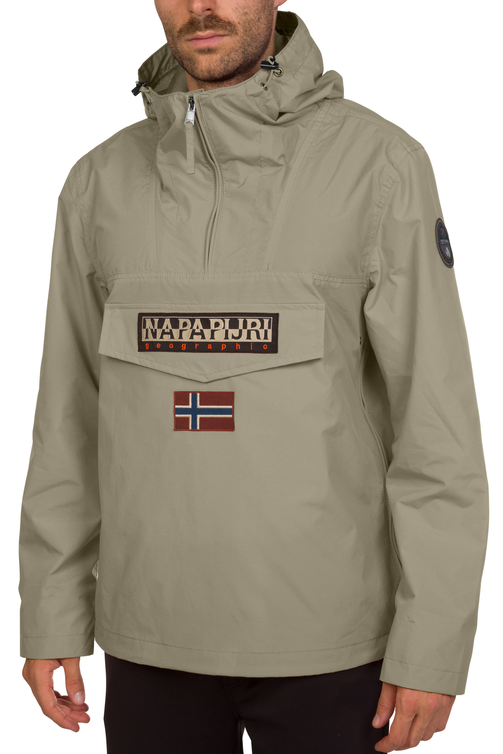 Blusão com capuz Rainforest - Silver sage