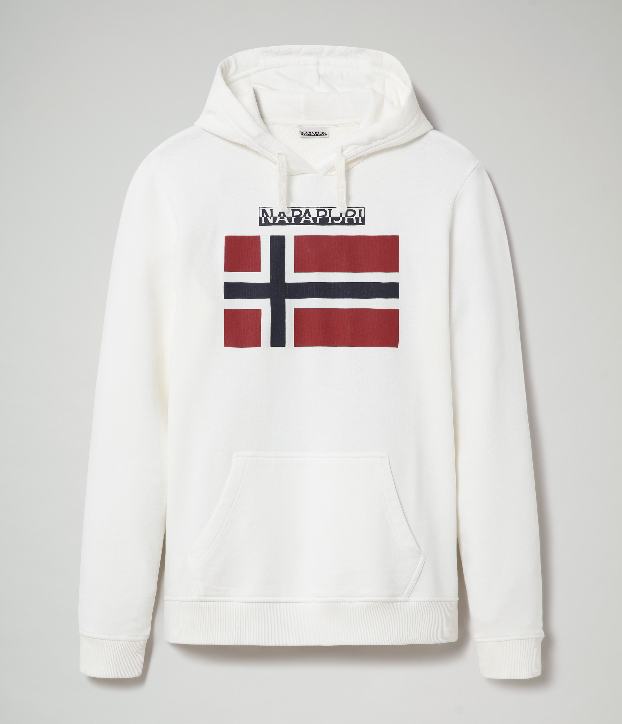 Sweatshirt com capuz  Bellyn H — Branco Frente