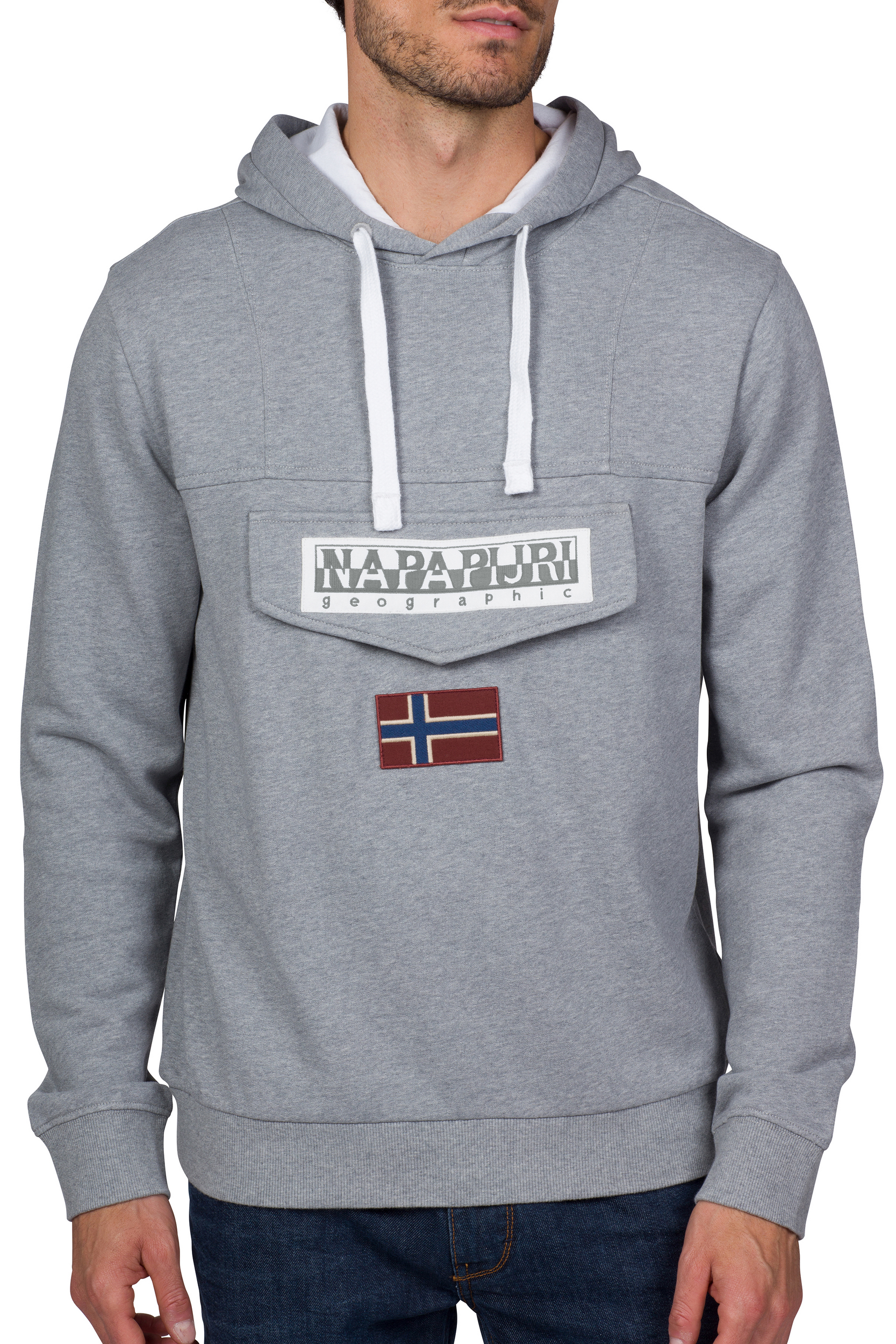 Sweatshirt com capuz Burgee SUM 3 - Medium grey melange