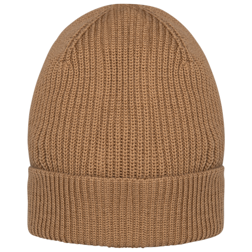 Native Spirit Unisex merino wool beanie in brown, style NS015