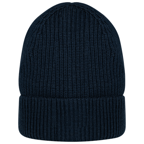 Native Spirit Unisex merino wool beanie in navy, style NS015