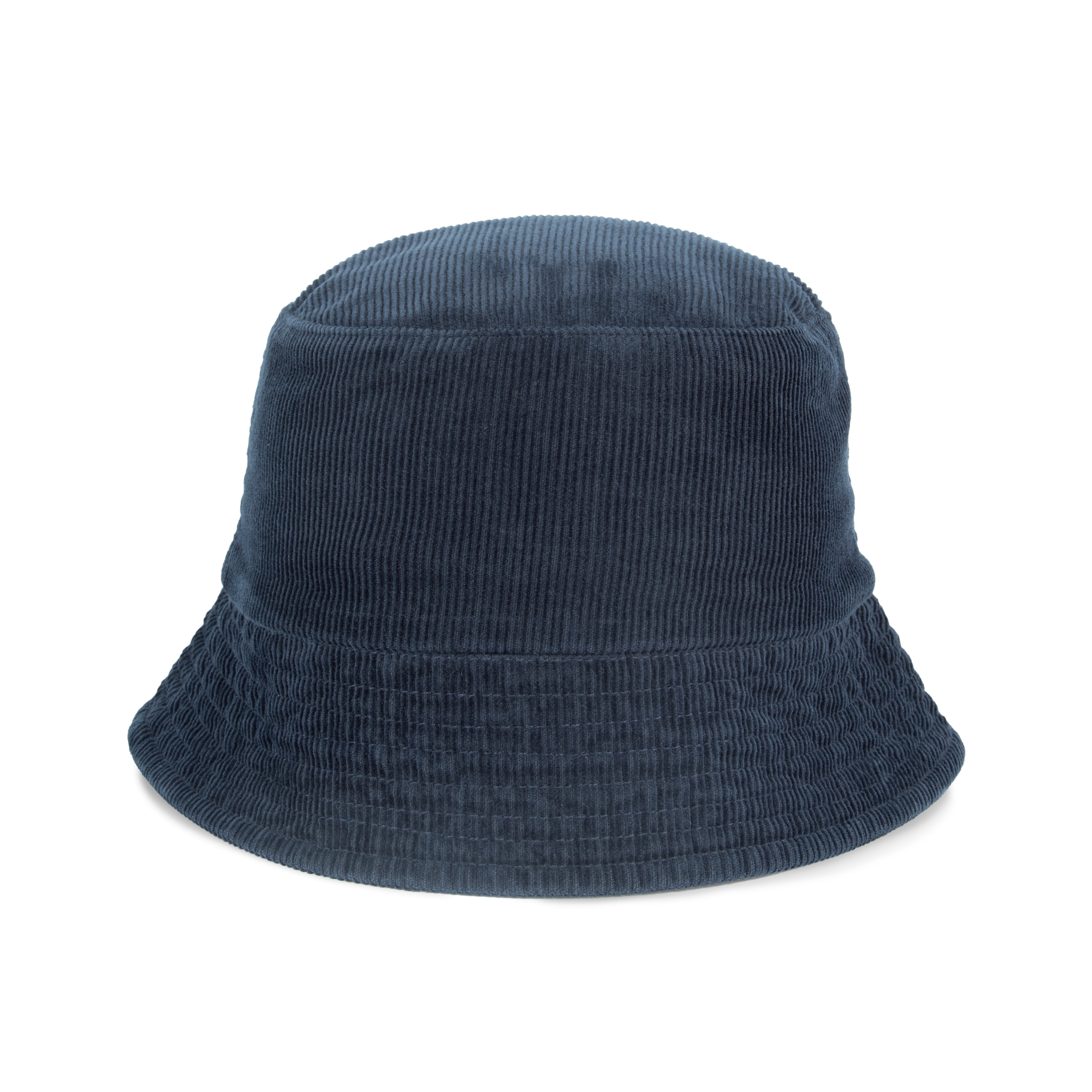 Native Spirit Unisex corduroy bucket hat in navy, style NS019