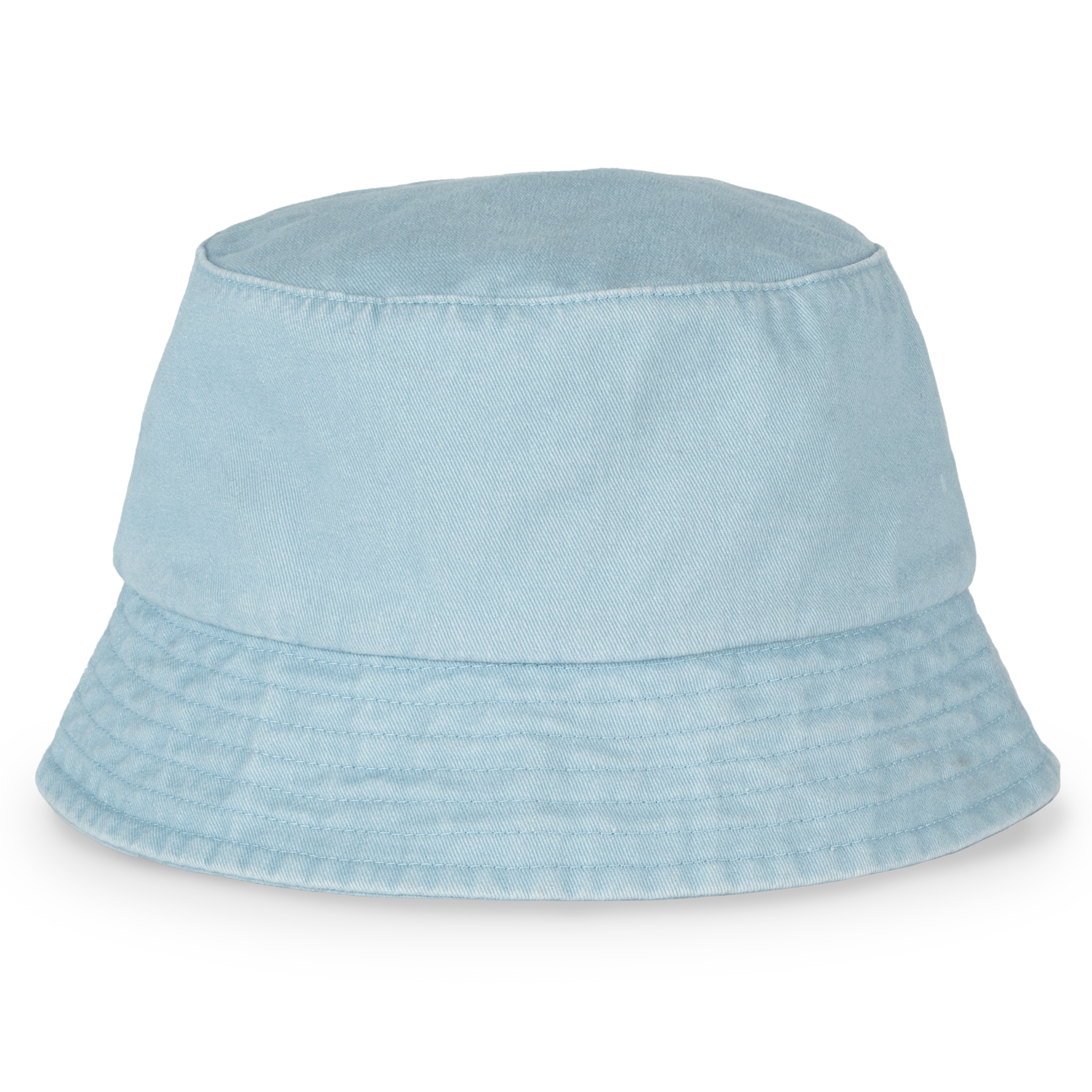 Native Spirit Unisex washed effect bucket hat in blue, style NS020