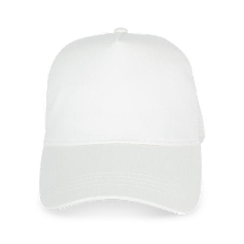 Native Spirit Unisex trucker cap 5 panels in cream, style NS035