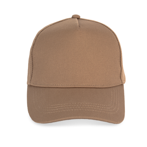 Native Spirit Unisex cap 5 panels in brown, style NS037