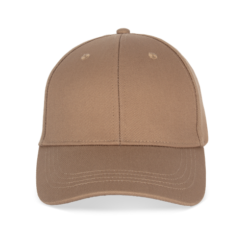 Native Spirit Unisex cap 6 panels in brown, style NS038