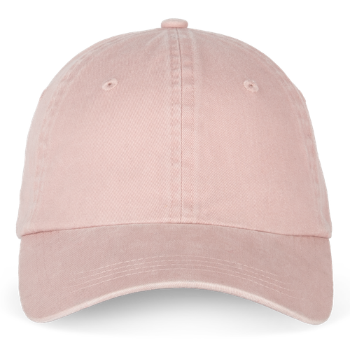 Native Spirit Unisex washed effect cap in pink, style NS040