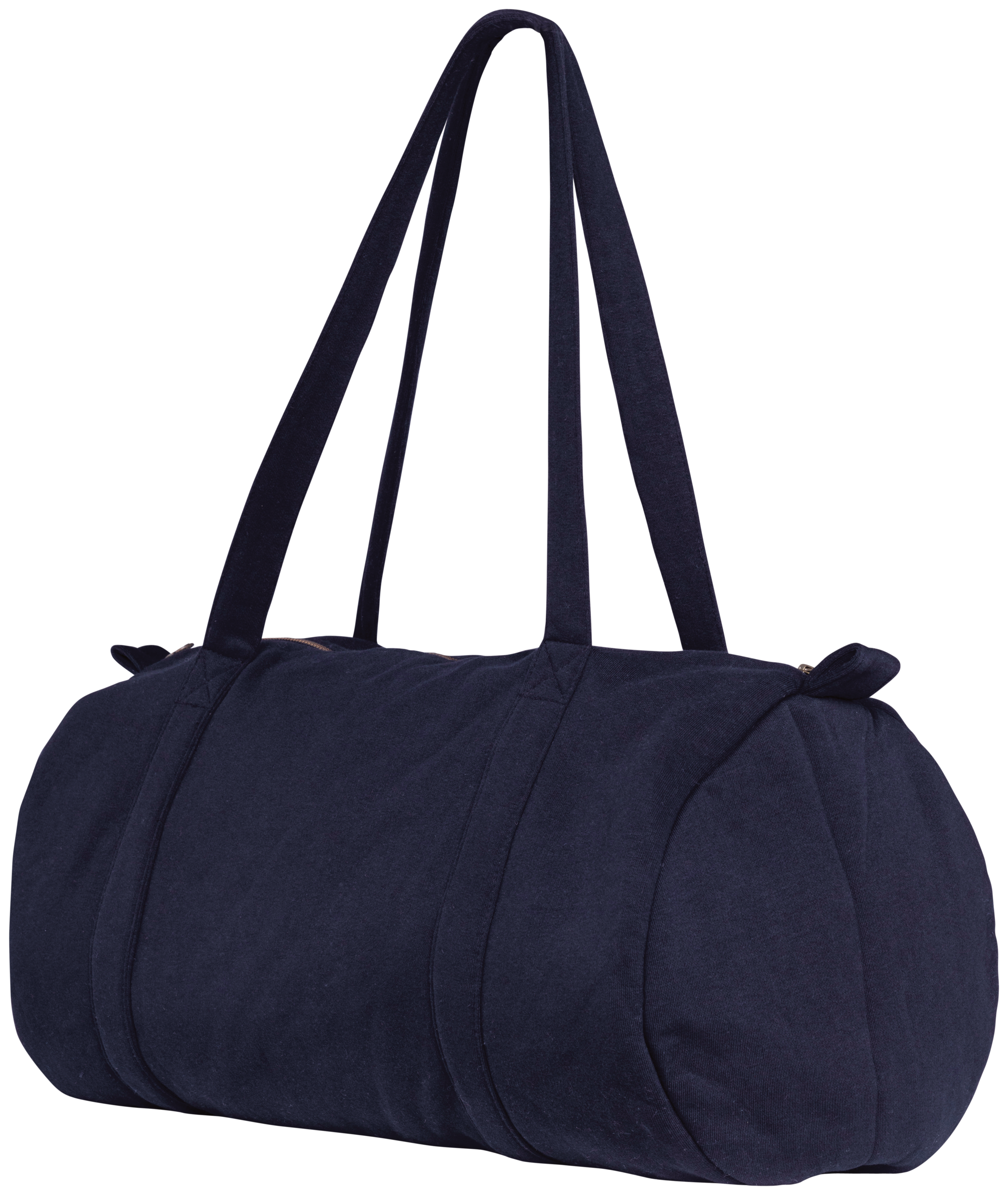 Bolsa cilíndrica de felpa