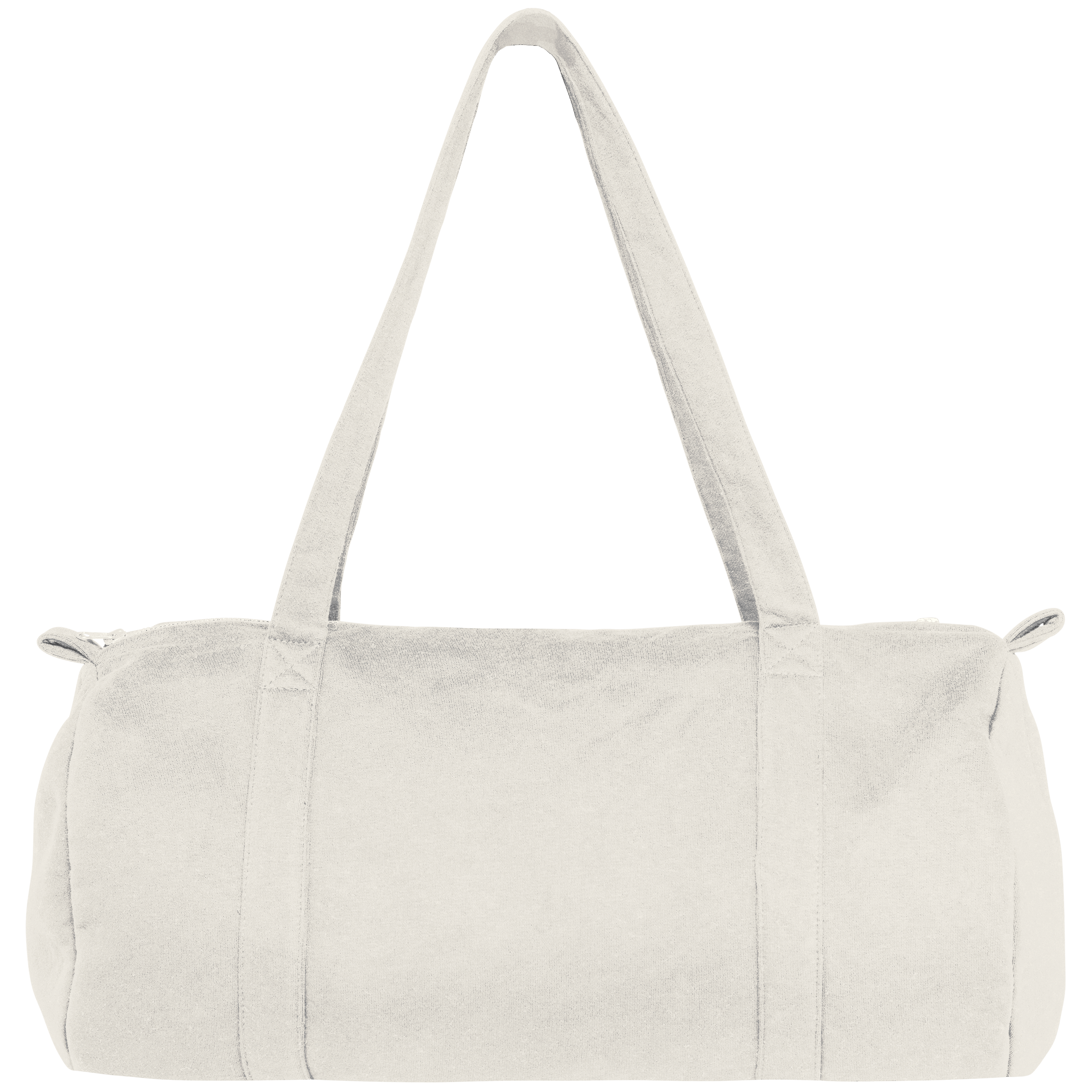 Saco cilíndrico em malha de sweat - Ivory