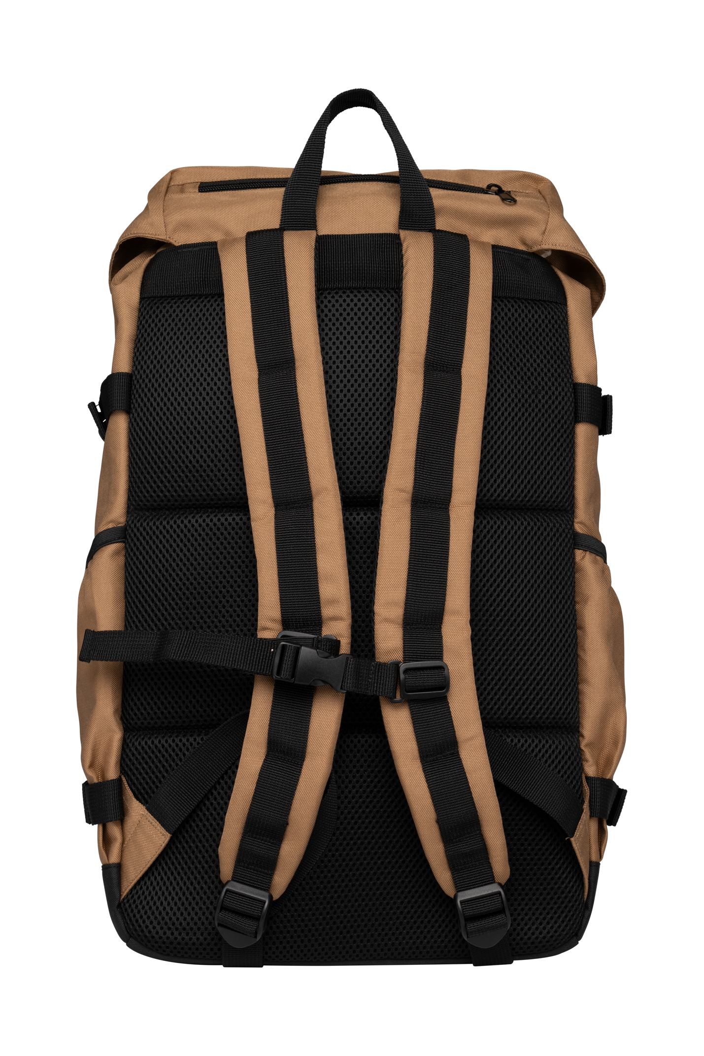 Mochila eco-responsável unissexo - Dark camel / Black