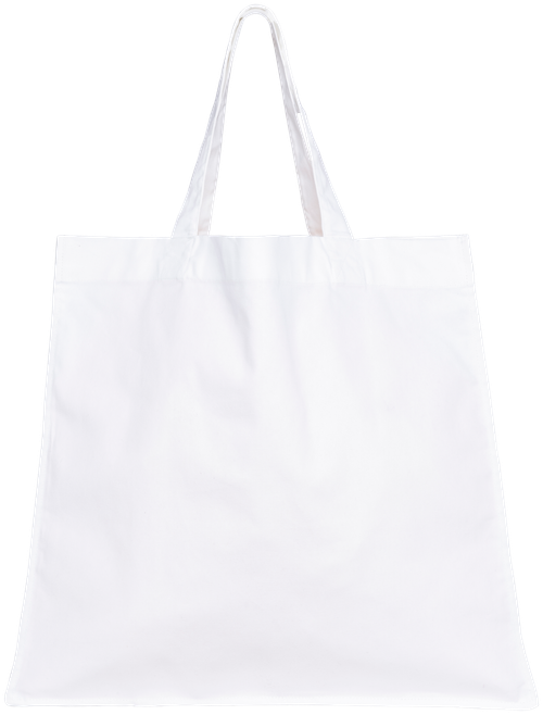 Native Spirit Long shopping bag in white, style NS121
