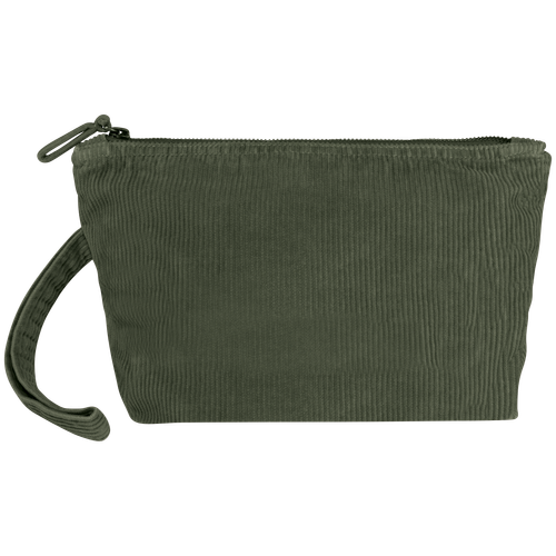 Native Spirit Corduroy washed effect pouch in khaki & olive, style NS134