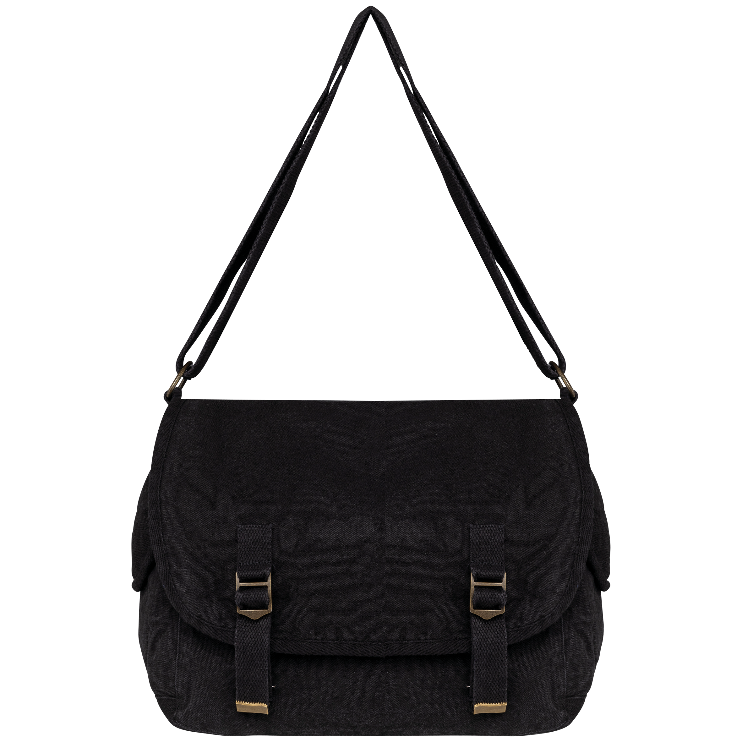 Borsa a bisaccia ecosostenibile slavata vintage look