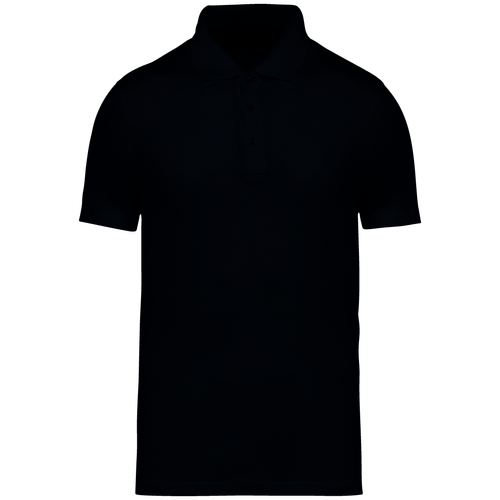 Native Spirit Men's polo shirt in black, style NS200