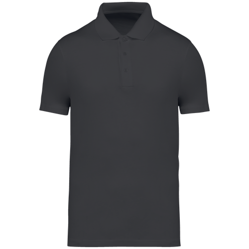 Native Spirit Men's polo shirt in grey, style NS200