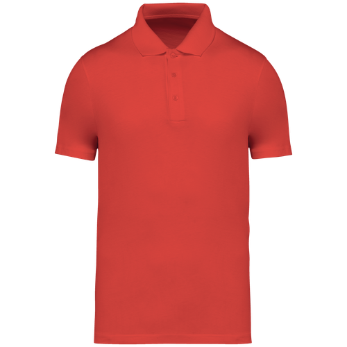 Native Spirit Men's polo shirt in red, style NS200