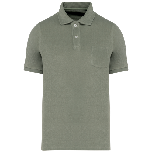 Native Spirit Men's Terry Towel polo shirt, style NS227