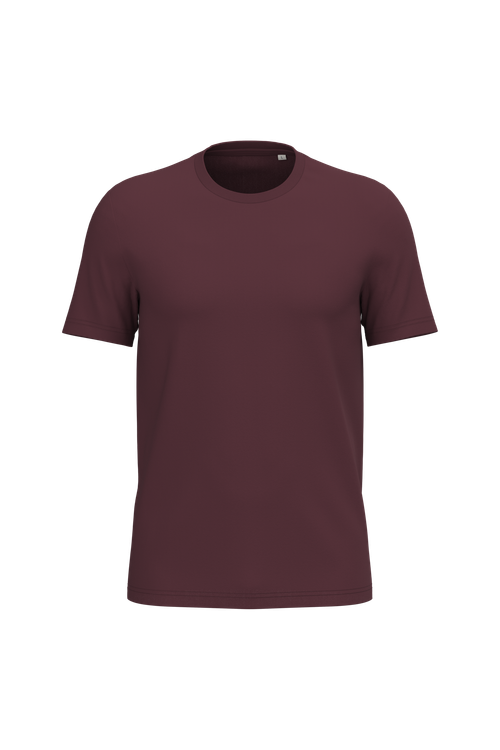 Native Spirit Unisex t-shirt in burgundy, style NS305