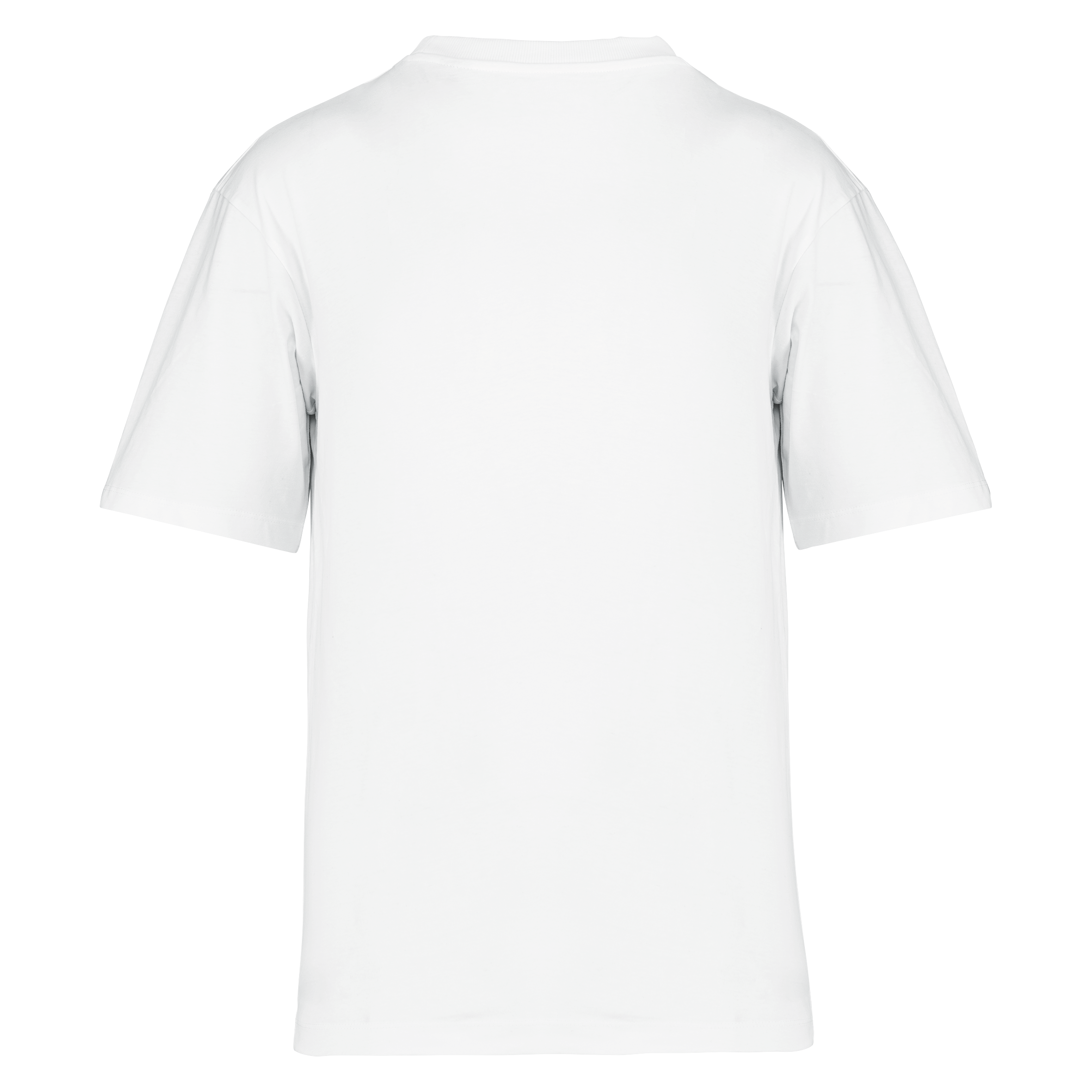 T-shirt mangas descaídas de criança - White