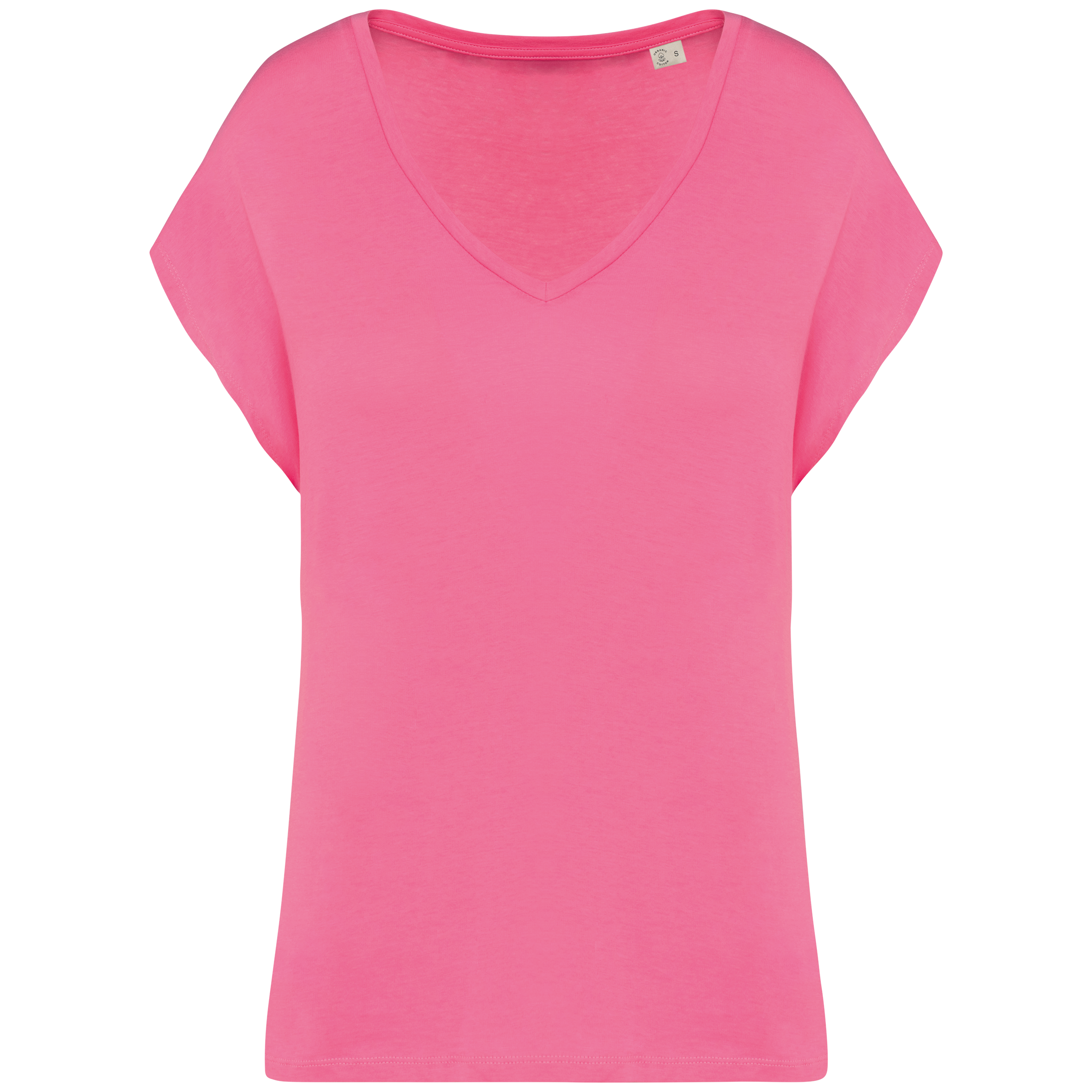 T-shirt écoresponsable loose à col V femme - Image 14