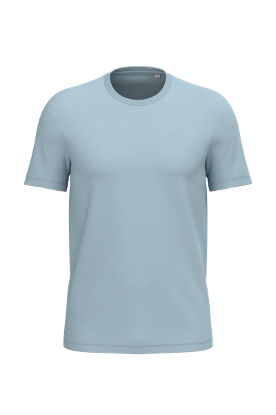 Tee-shirt publicitaire NS314IC coton biologique fabriqué au Portugal – Bleu arctique