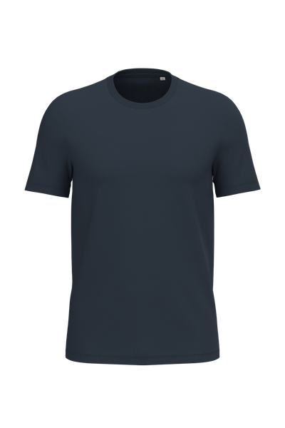 Tee-shirt publicitaire NS314IC coton biologique fabriqué au Portugal – Bleu marine