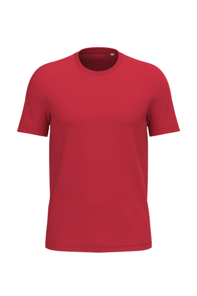 Tee-shirt publicitaire NS314IC coton biologique fabriqué au Portugal – Rouge coquelicot