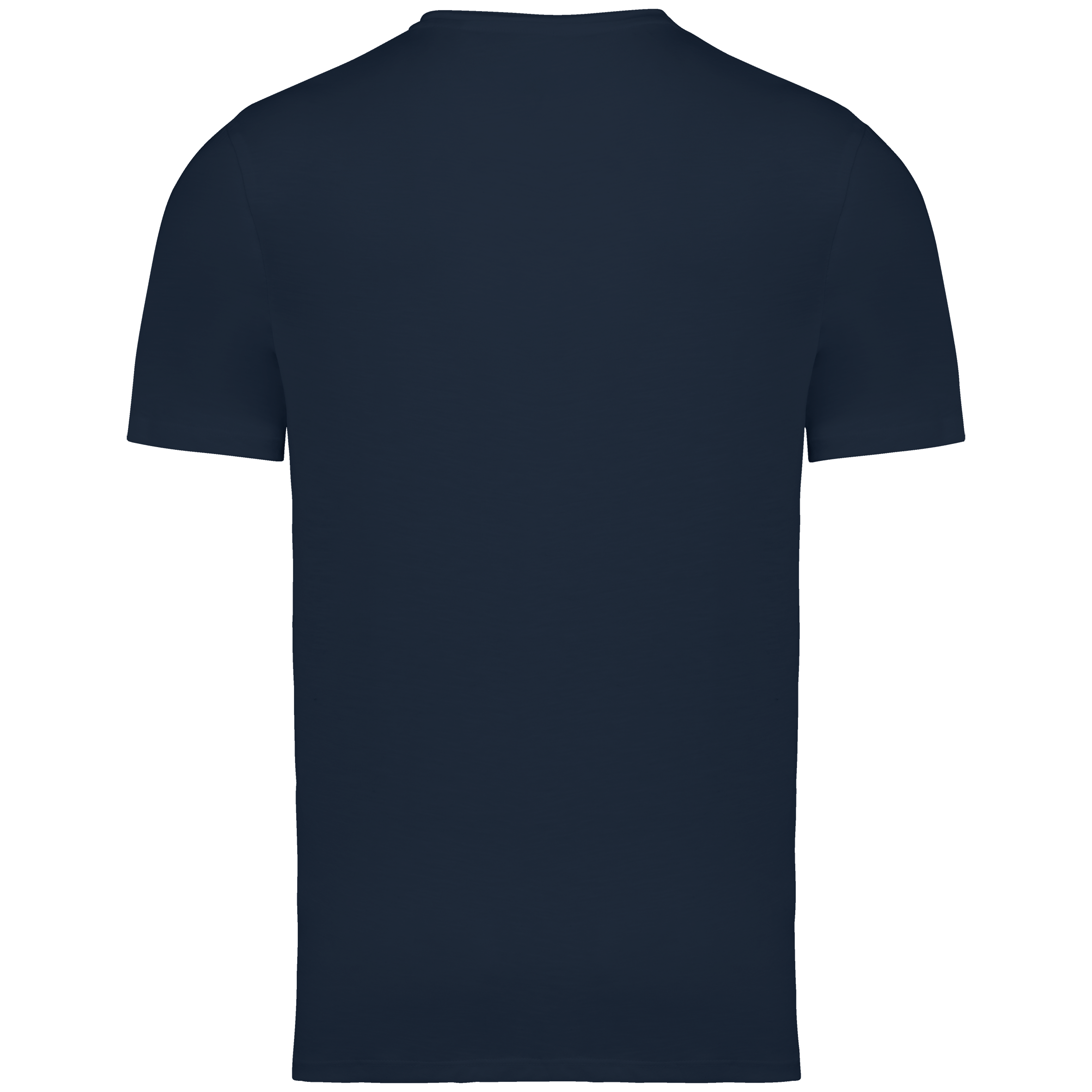 T-shirt eco-responsável slub sem acabamento de homem - Navy Blue
