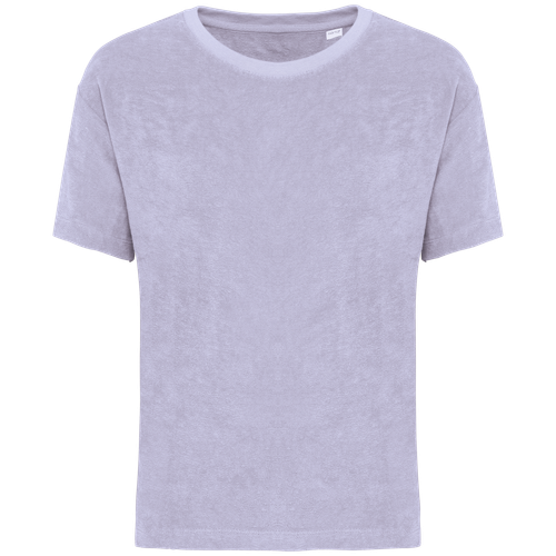 Native Spirit Girls' Terry Towel t-shirt in purple, style NS319