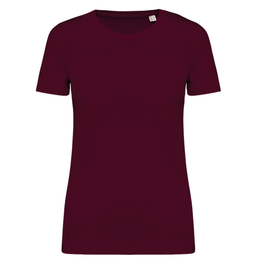 Native Spirit Women's t-shirt in burgundy, style NS324
