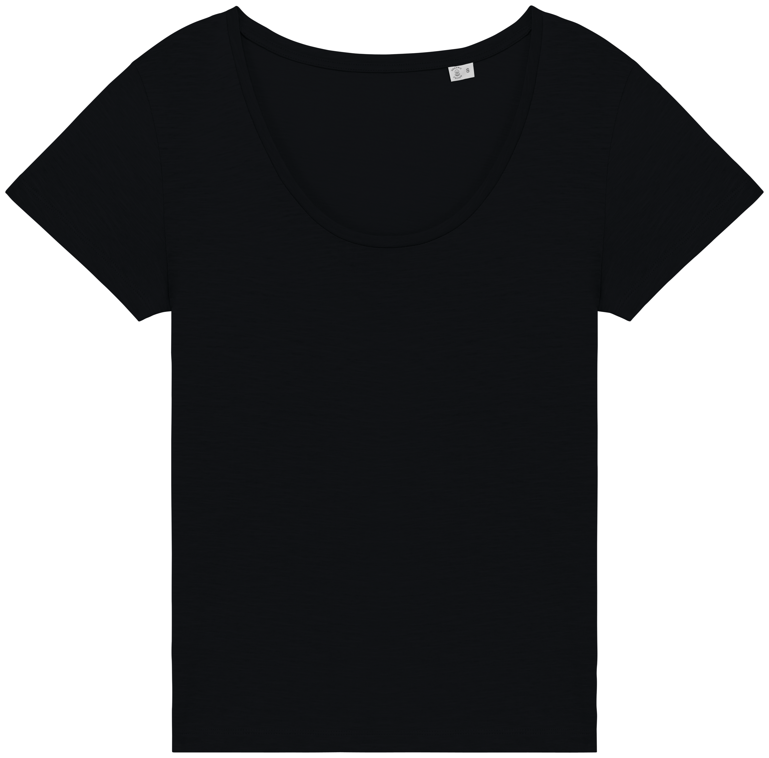 T-shirt slub donna ecosostenibile
