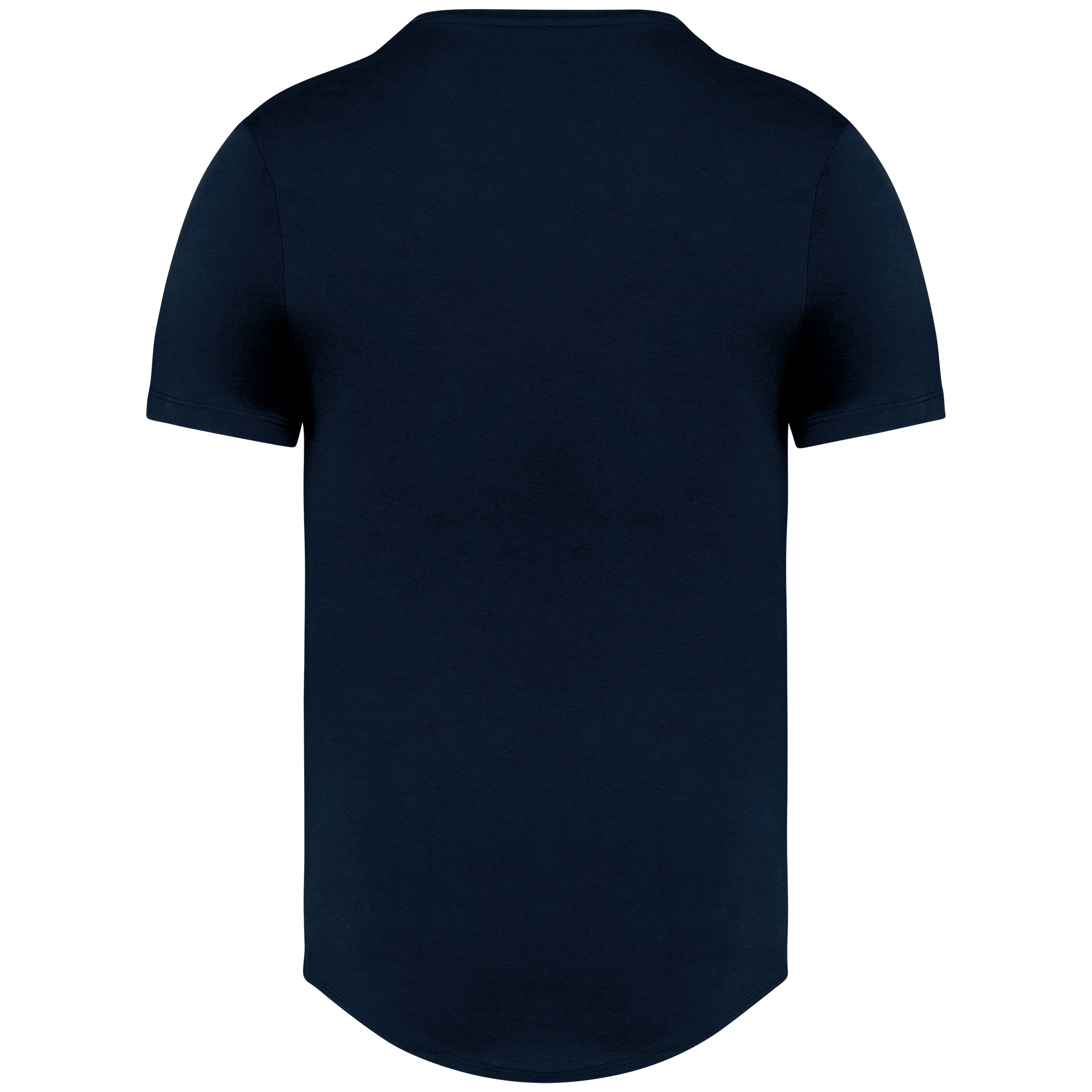 T-shirt base arredondada decote redondo de homem - Navy Blue