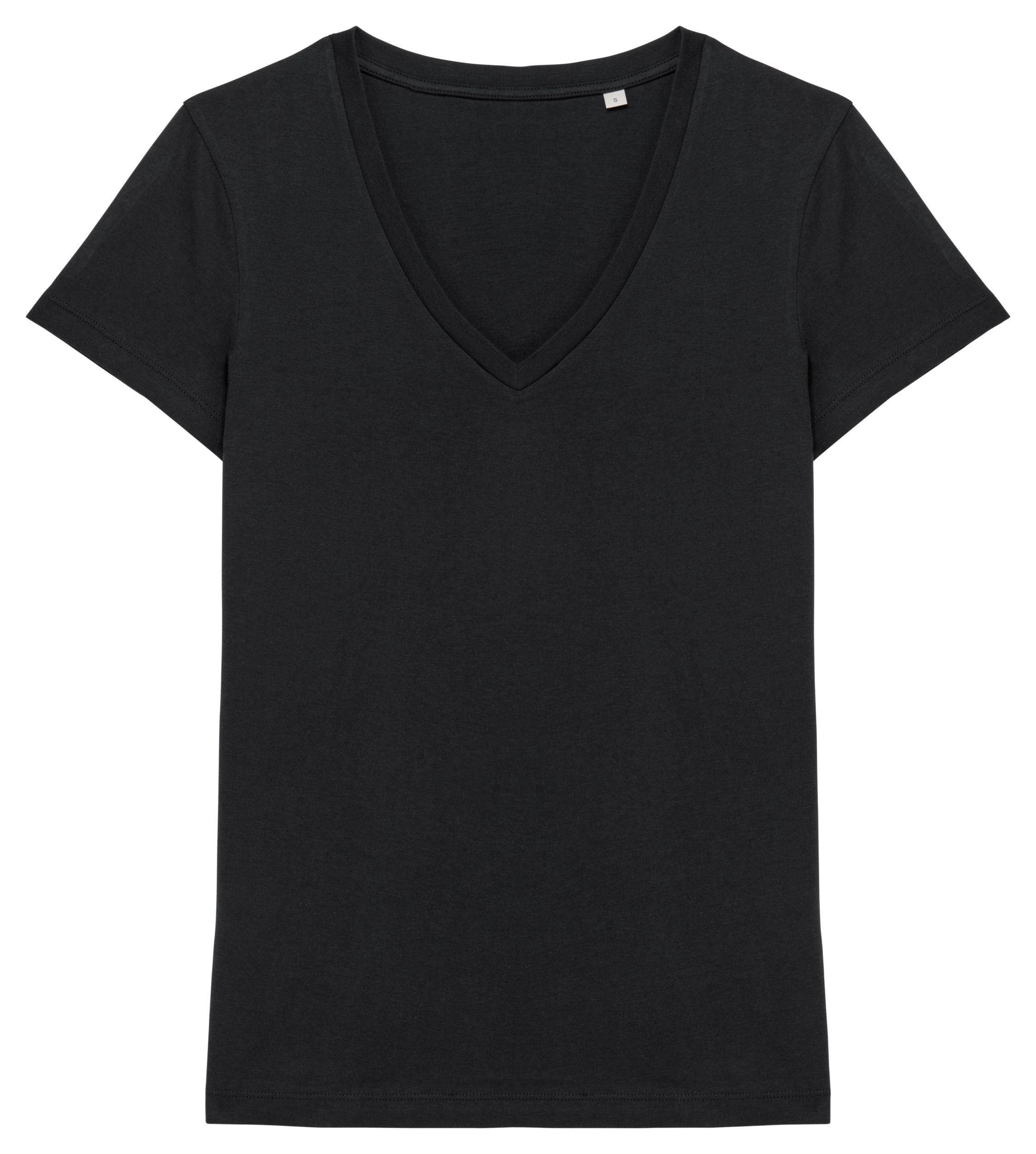 T-shirt donna ecosostenibile scollo a V