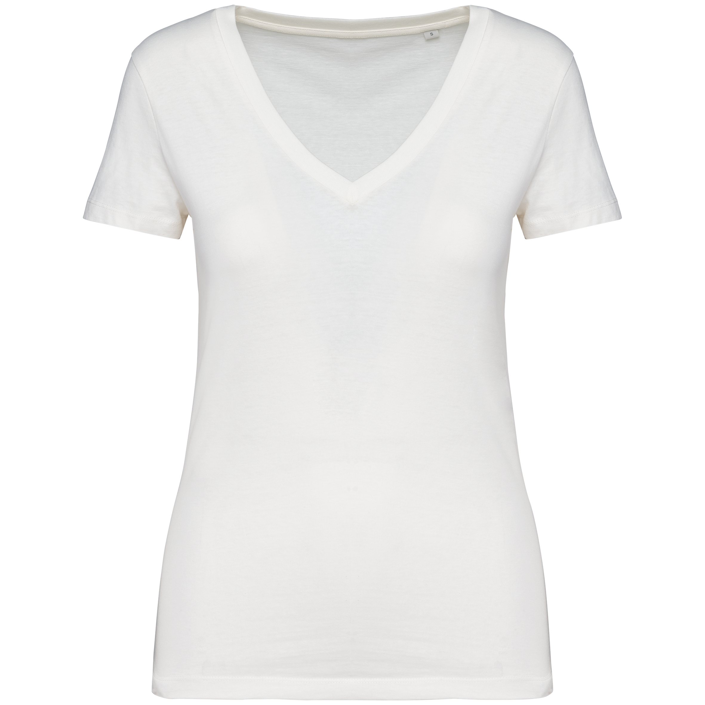 T-shirt écoresponsable col V femme - Image 19