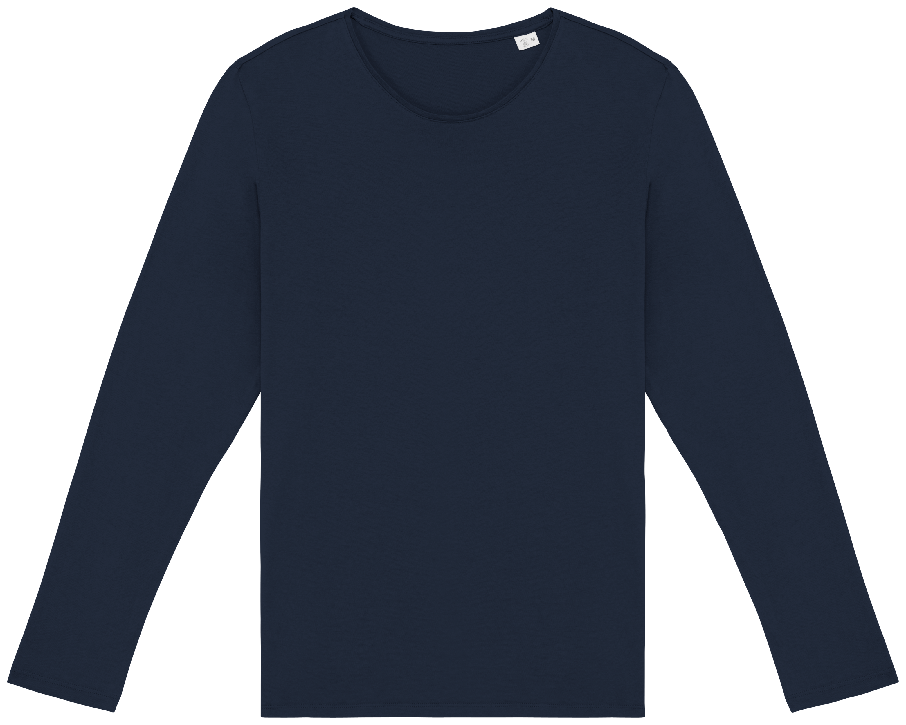 T-shirt unisex maniche lunghe ecosostenibile slavata vintage look