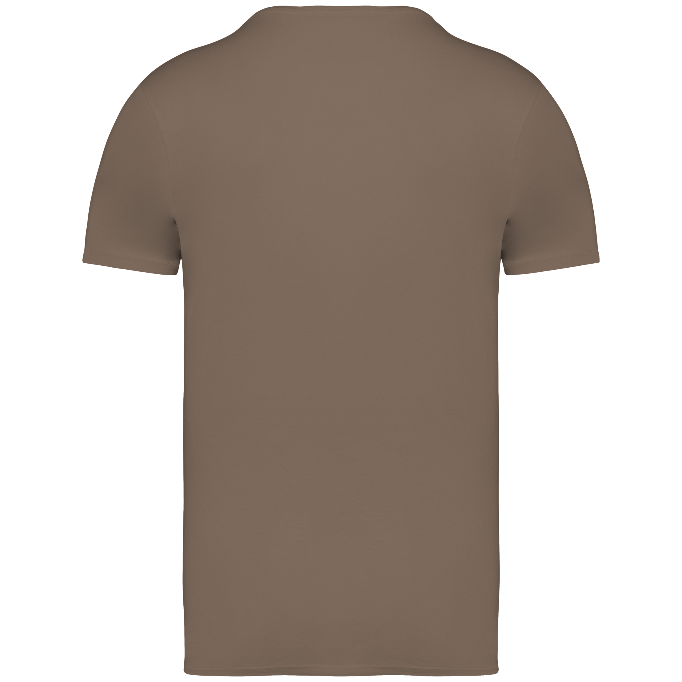 T-shirt eco-responsável com aspecto lavado unissexo - Washed Cream Coffee