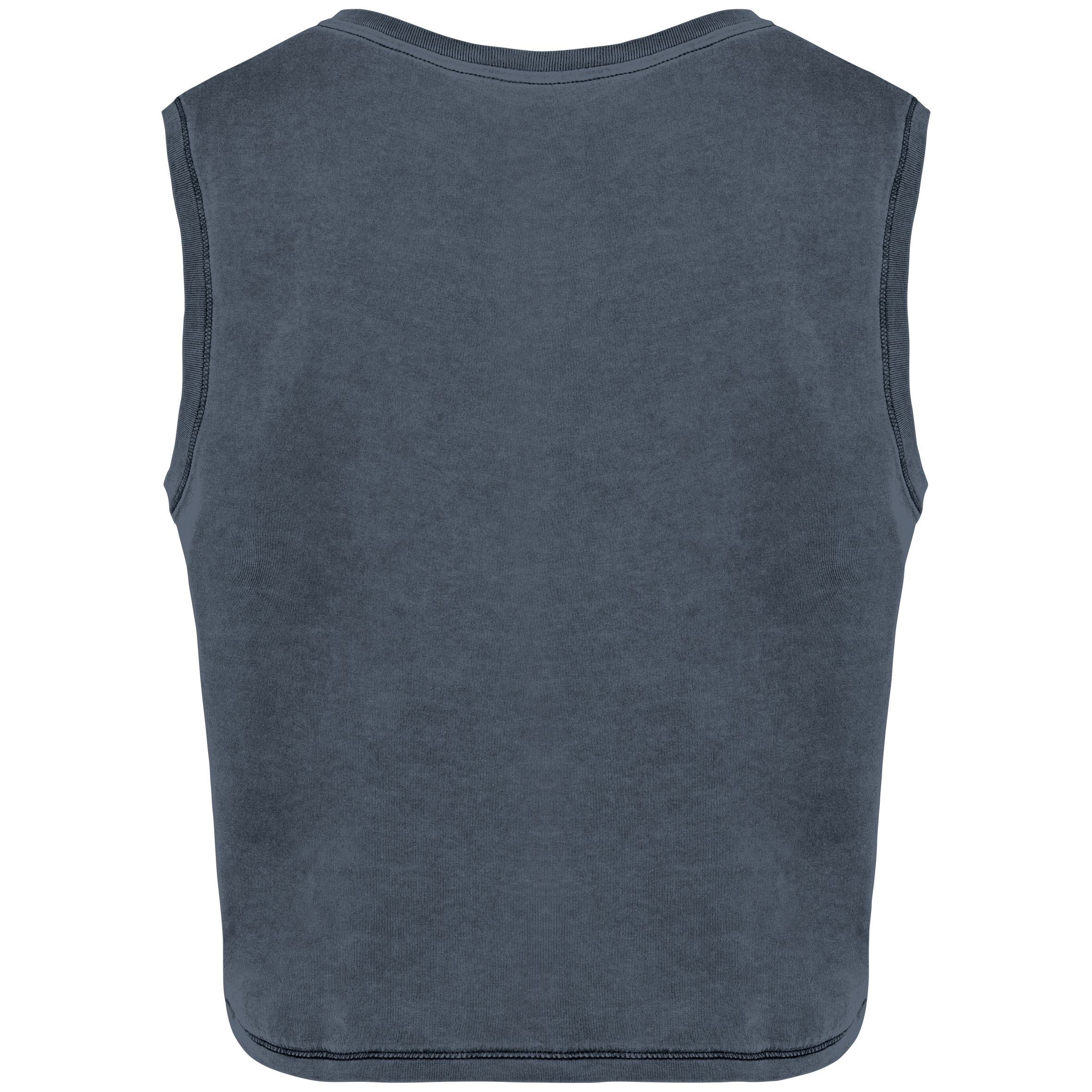 T-shirt écoresponsable crop sans manche femme - Image 10